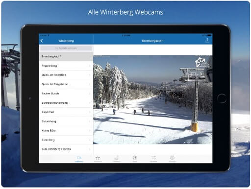 Screenshot Winterberg Webcams